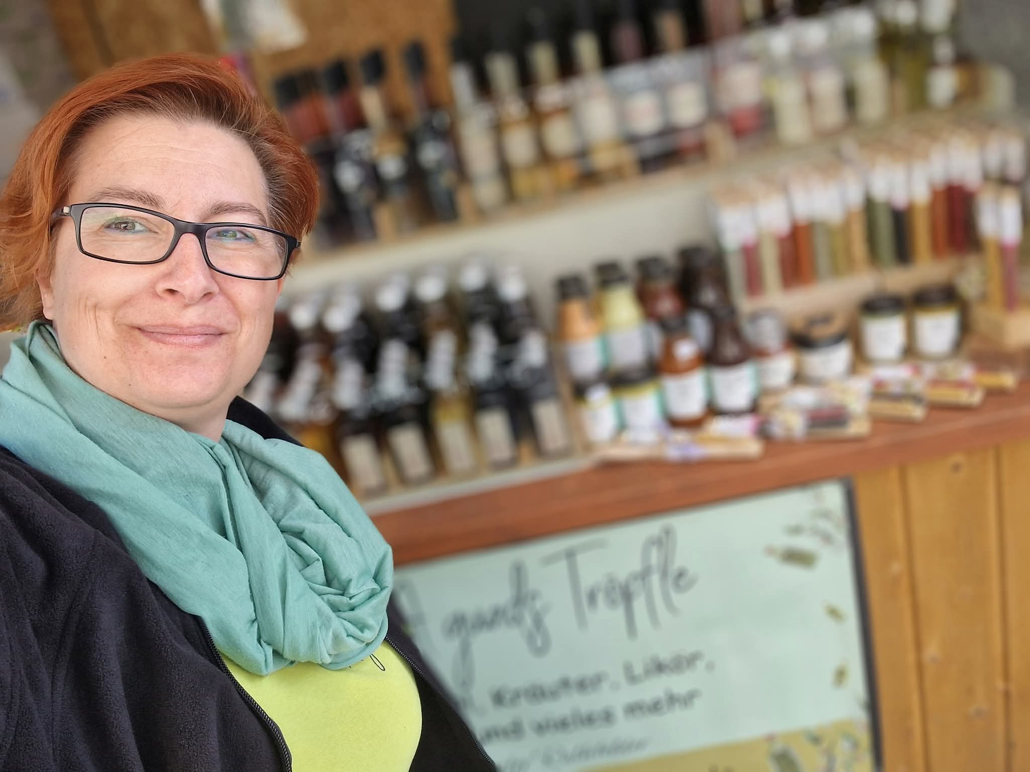 A guads Tröpfle Essig Öl Likör